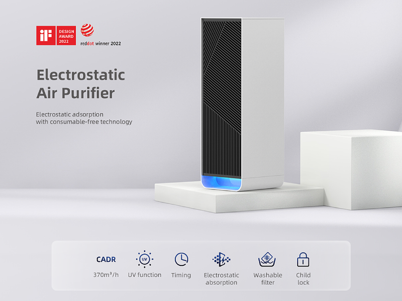 GLOW Electrostatic Air Purifier